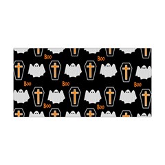 Ghost And Chest Halloween Pattern Yoga Headband by Valentinaart