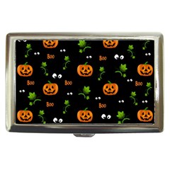 Pumpkins - Halloween Pattern Cigarette Money Cases by Valentinaart