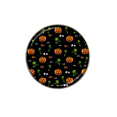 Pumpkins - Halloween Pattern Hat Clip Ball Marker (4 Pack) by Valentinaart