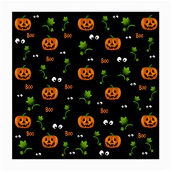 Pumpkins - Halloween Pattern Medium Glasses Cloth (2-side) by Valentinaart