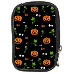 Pumpkins - Halloween Pattern Compact Camera Cases by Valentinaart