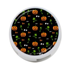 Pumpkins - Halloween Pattern 4-port Usb Hub (one Side) by Valentinaart