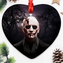 Zombie Ornament (heart) by Valentinaart