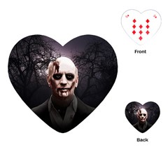 Zombie Playing Cards (heart)  by Valentinaart