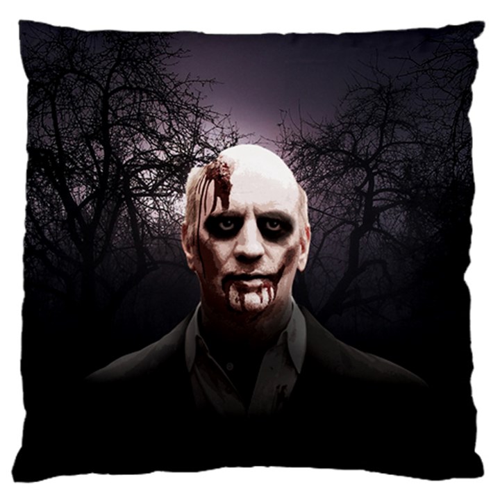 Zombie Large Flano Cushion Case (One Side)