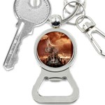 Cute Baby Elephant On A Jetty Button Necklaces Front