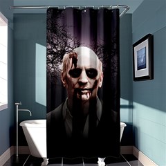 Zombie Shower Curtain 36  X 72  (stall)  by Valentinaart