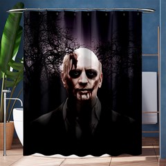 Zombie Shower Curtain 60  X 72  (medium)  by Valentinaart