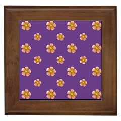 Ditsy Floral Pattern Design Framed Tiles by dflcprints