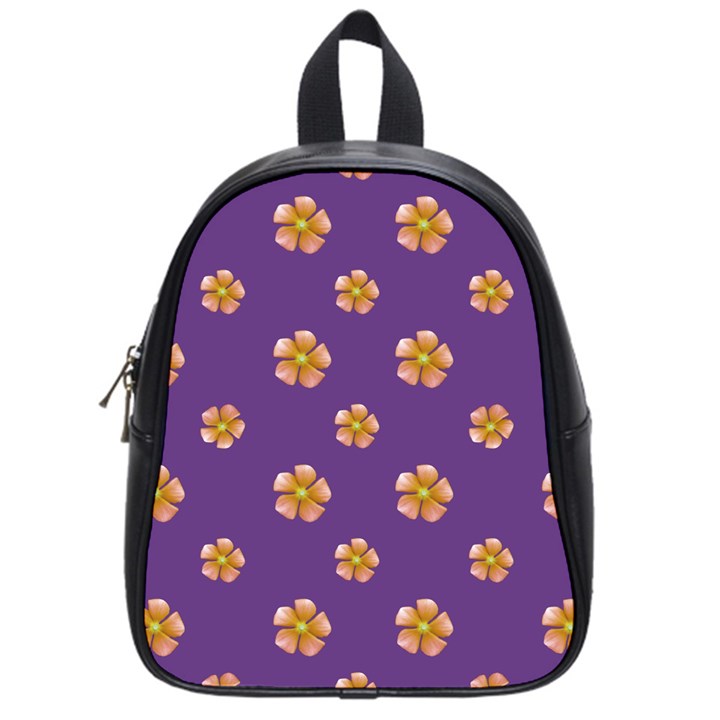 Ditsy Floral Pattern Design School Bag (Small)