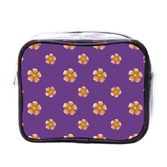 Ditsy Floral Pattern Design Mini Toiletries Bags by dflcprints