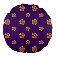 Ditsy Floral Pattern Design Large 18  Premium Round Cushions by dflcprints