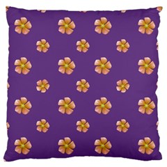 Ditsy Floral Pattern Design Large Flano Cushion Case (one Side) by dflcprints