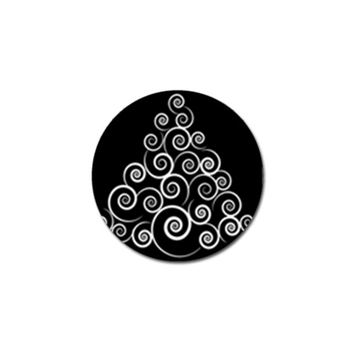 Abstract Spiral Christmas Tree Golf Ball Marker (4 pack)