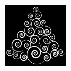 Abstract Spiral Christmas Tree Medium Glasses Cloth by Mariart