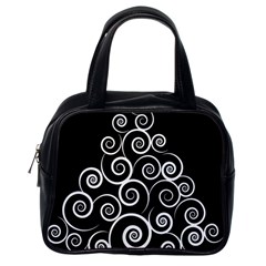 Abstract Spiral Christmas Tree Classic Handbags (one Side) by Mariart