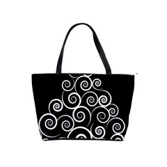 Abstract Spiral Christmas Tree Shoulder Handbags by Mariart