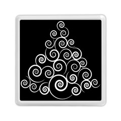 Abstract Spiral Christmas Tree Memory Card Reader (square)  by Mariart