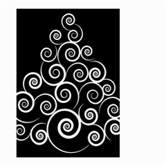 Abstract Spiral Christmas Tree Small Garden Flag (two Sides) by Mariart