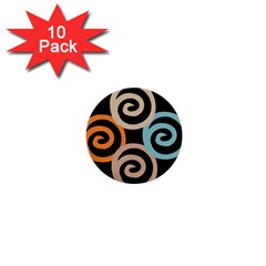 Abroad Spines Circle 1  Mini Buttons (10 Pack)  by Mariart