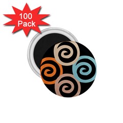 Abroad Spines Circle 1 75  Magnets (100 Pack)  by Mariart