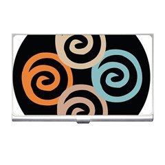 Abroad Spines Circle Business Card Holders by Mariart