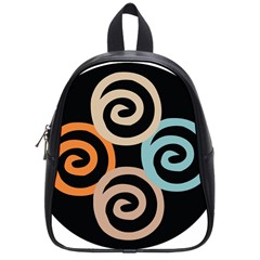 Abroad Spines Circle School Bag (small) by Mariart