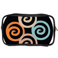 Abroad Spines Circle Toiletries Bags 2-side by Mariart