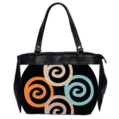 Abroad Spines Circle Office Handbags (2 Sides) 