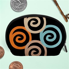 Abroad Spines Circle Accessory Pouches (large)  by Mariart