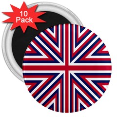 Alternatively Mega British America 3  Magnets (10 Pack)  by Mariart