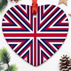 Alternatively Mega British America Heart Ornament (two Sides) by Mariart