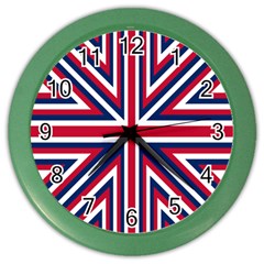 Alternatively Mega British America Color Wall Clocks by Mariart