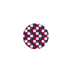 American Flag Star White Red Blue 1  Mini Buttons by Mariart