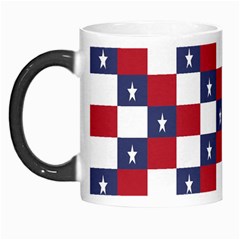 American Flag Star White Red Blue Morph Mugs