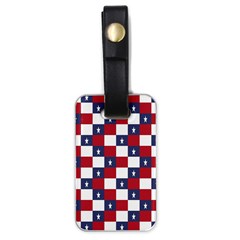 American Flag Star White Red Blue Luggage Tags (one Side)  by Mariart