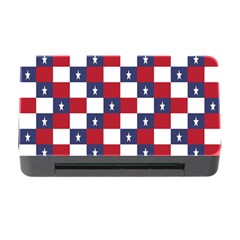 American Flag Star White Red Blue Memory Card Reader With Cf by Mariart