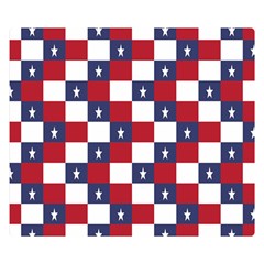 American Flag Star White Red Blue Double Sided Flano Blanket (small)  by Mariart