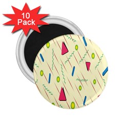 Background  With Lines Triangles 2 25  Magnets (10 Pack) 