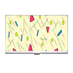 Background  With Lines Triangles Business Card Holders by Mariart