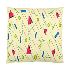 Background  With Lines Triangles Standard Cushion Case (one Side) by Mariart