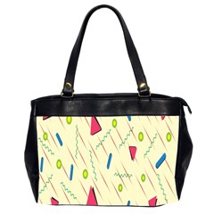 Background  With Lines Triangles Office Handbags (2 Sides)  by Mariart