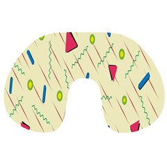 Background  With Lines Triangles Travel Neck Pillows by Mariart