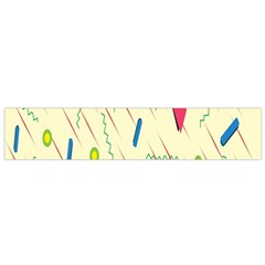 Background  With Lines Triangles Flano Scarf (small)