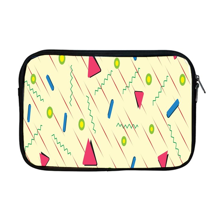 Background  With Lines Triangles Apple MacBook Pro 17  Zipper Case