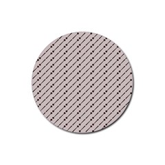 Batik Java Culture Traditional Rubber Round Coaster (4 Pack)  by Mariart