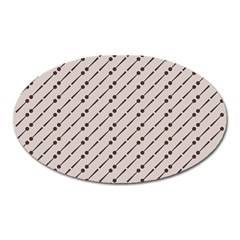 Batik Java Culture Traditional Oval Magnet by Mariart