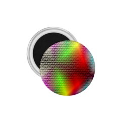 Abstract Rainbow Pattern Colorful Stars Space 1 75  Magnets