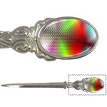 Abstract Rainbow Pattern Colorful Stars Space Letter Openers Front