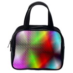 Abstract Rainbow Pattern Colorful Stars Space Classic Handbags (2 Sides) Back